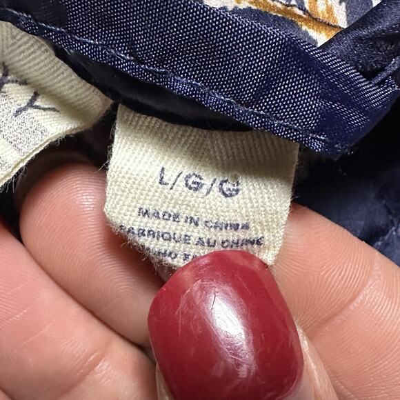 ROXY Womens Quilted Bomber Jacket Size L Aztec Southwest Preppy Lightweight Soft - Picture 3 of 7